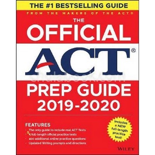9781119580508THE OFFICIAL ACT PREP GUIDE 2019-2020: FROM THE MAKERS OF THE ACT (BOOK+BONUS ONLINE CONTENT)