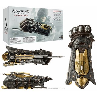 AssassinS Creed 6 Syndicate คอสเพลย์อุปกรณ์ประกอบฉากอาวุธ 1: 1 枭雄ข้อมือหุ้มด้วยแขนลูกศรแขนดาบถุงมือ