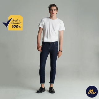 สินค้า Mc JEANS กางเกงยีนส์ชาย กางเกงยีนส์ แม็ค แท้ ผู้ชาย กางเกงยีนส์ขายาว ริมแดง ทรงกระบอกเล็ก (MC RED SELVEDGE) ทรงสวย ใส่สบาย MATZ070