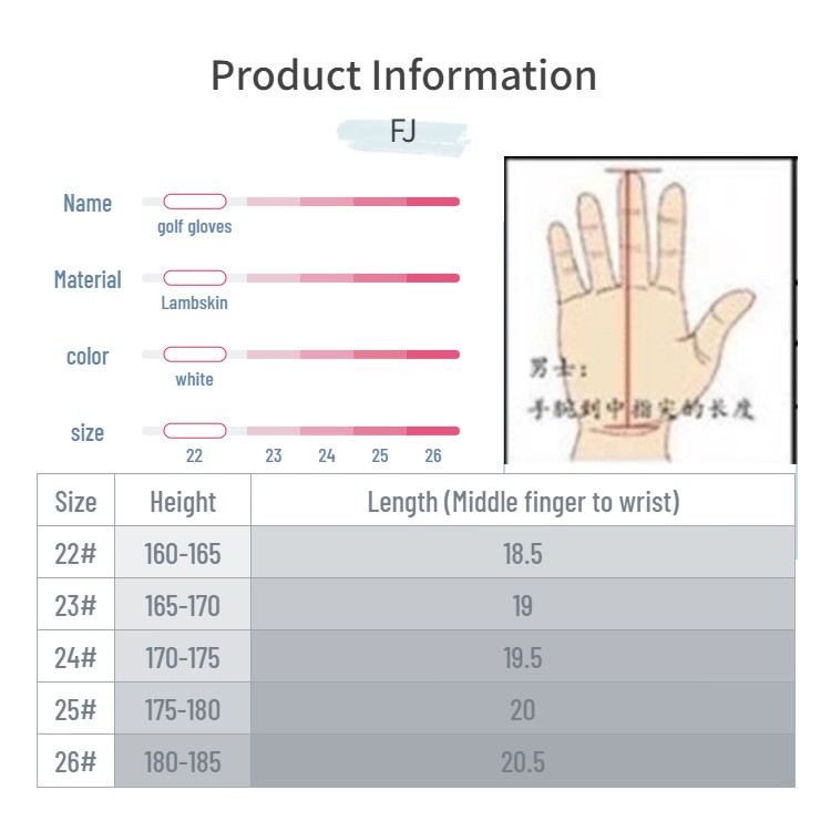 ถุงมือกอล์ฟแบบนุ่มระบายอากาศป้องกันการลื่นไถล