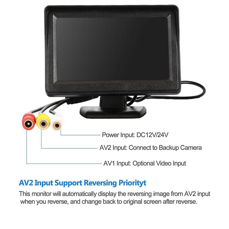 มอนิเตอร์รถยนต์-4-3-นิ้ว-สําหรับกล้องมองหลัง-tft-lcd-tv-display-hd-หน้าจออินพุตวิดีโอดิจิตอลสี