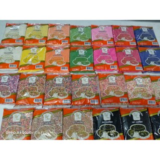 สินค้า ท๊อปปิ้ง(Topping) เม็ดสีตกแต่ง โรยหน้า ขนมเค้ก ไอศกรีม เบเกอรี่ (แบบคละสี) (1 กก.)