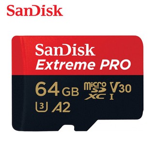 ภาพหน้าปกสินค้าSanDisk Extreme PRO Micro SD Card U3 64GB อ่าน 170 MB/S เขียน 90MB/S รองรับภาพ4K. ซึ่งคุณอาจชอบราคาและรีวิวของสินค้านี้