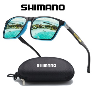Shimano แว่นตากันแดด เลนส์โพลาไรซ์ ป้องกันรังสีอัลตราไวโอเลต เหมาะกับการตกปลา ขับขี่ ปีนเขา กลางแจ้ง สําหรับผู้ชาย
