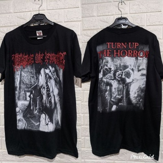 เสื้อยืดผ้าฝ้ายพิมพ์ลายขายดี เสื้อยืด วง Cradle OF FILTH BAND