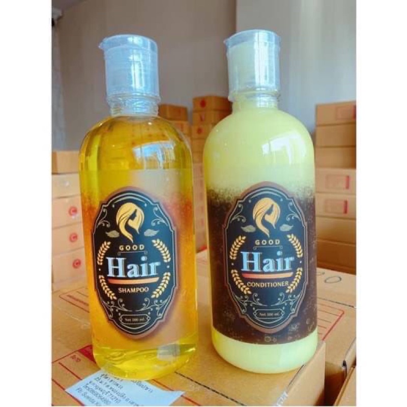 Beer Shampoo+Conditioner (1 ชุด=2 ขวด)แชมพูเบียร์ แถมฟรี ครีมนวด 250มล. ...