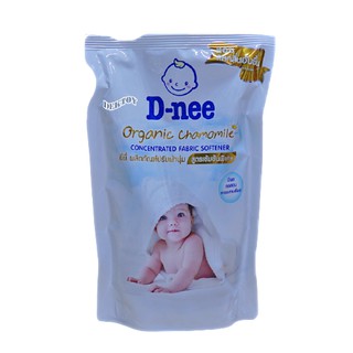 ☒▩Dnee ดีนี่ น้ำยาปรับผ้านุ่มสูตรเข้มข้นพิเศษ ออร์แกนิค คาโมมายล์ สีขาว 500 มล.น้ำยาซักผ้าเด็กน้ำยาปรับผ้านุ่มเด็ก🎁🎀✨�