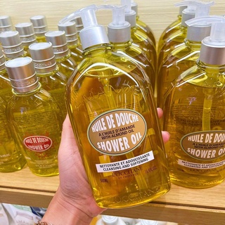 ป้าย King Power** LOCCITANE Almond Shower Oil 500 ml. / 250 ml.