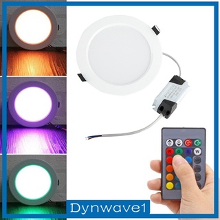 [Dynwave1] แผงไฟ Led Rgb เปลี่ยนสีได้สําหรับติดบนเพดานพร้อมรีโมทควบคุม