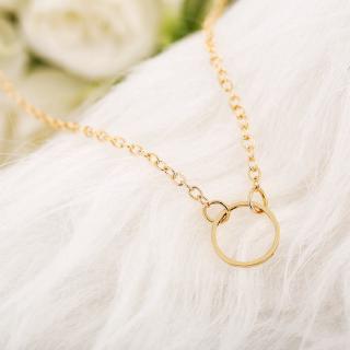 ภาพขนาดย่อของภาพหน้าปกสินค้าKorean Style Necklace Ring Vintage Gold Silver Color Choker Pendant For Women จากร้าน vviipp.th บน Shopee
