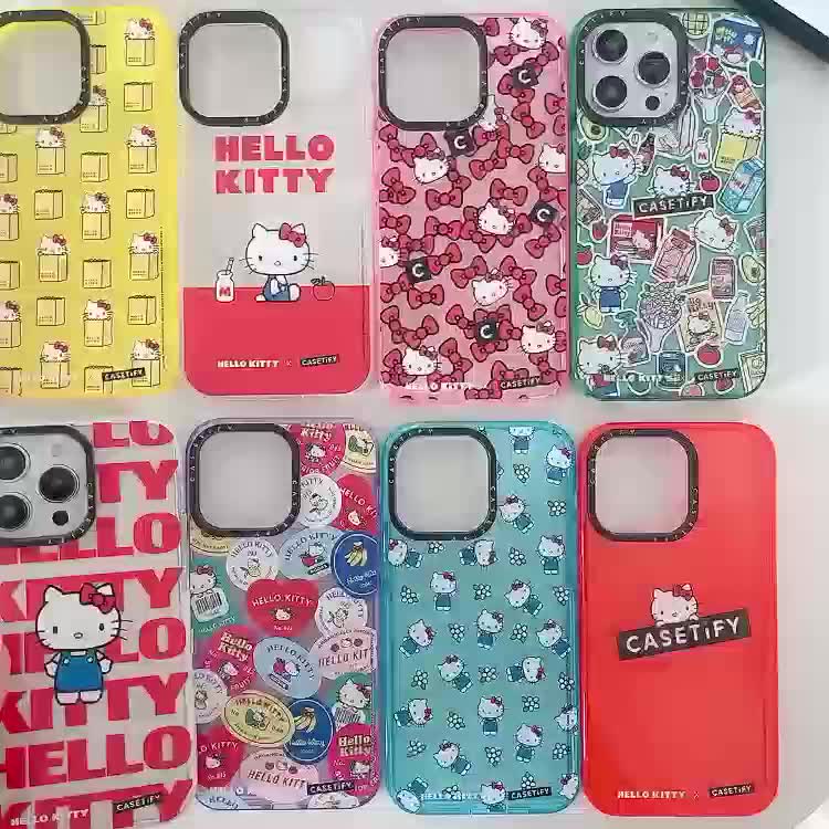 sanrio-เคสโทรศัพท์มือถือ-แบบนิ่ม-ลายการ์ตูน-hello-kitty-กันกระแทก-สําหรับ-iphone-14-13-12-11-pro-max