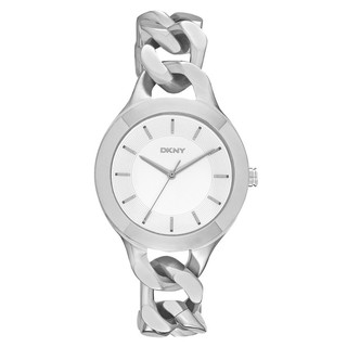 ﻿DKNY นาฬิกา  Chambers White Pearlized รุ่น NY2216 - Silver