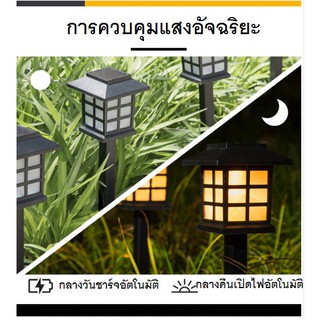 Solar light LED-ไฟปักสนามสไตล์ญี่ปุ่น  ไฟปักสนามพลังงานแสงอาทิตย์   0002