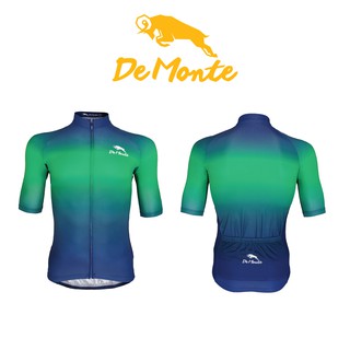 Demonte cycling เสื้อจักรยาน DE063 Neon green สำหรับผู้ชาย เนื้อผ้า Microflex Super lightweight