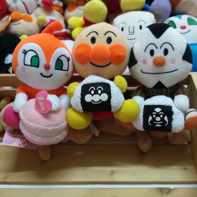 อันปัง-อันปังแมน-โดคินจัง-ข้าวปั้น-anpan-anpanman-dokinchan-ตุ๊กตามือสองญี่ปุ่น