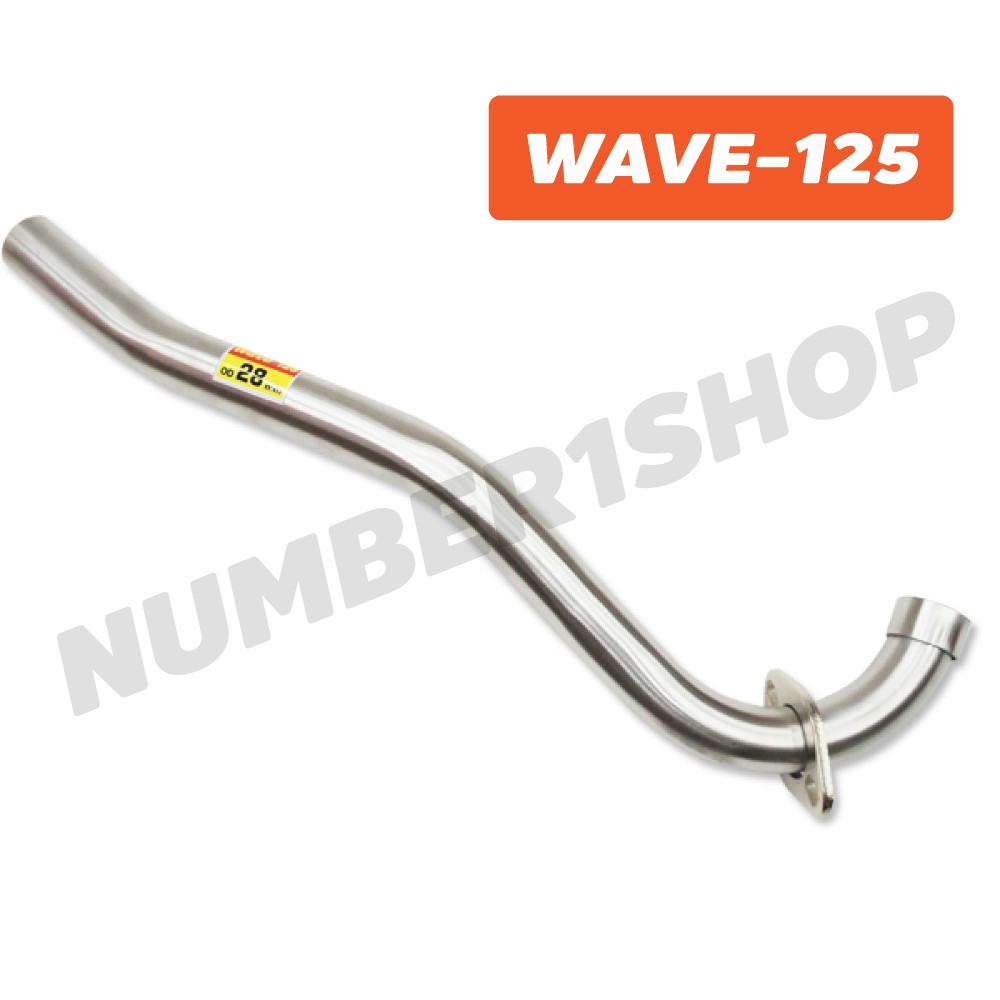 คอท่อสแตนเลส-28-มิล-สำหรับ-wave-125-ตรงรุ่น-เพิ่มอัตราเร่งให้ดียิ่งขึ้น