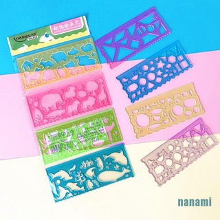 ภาพหน้าปกสินค้า(Nanami) ไม้บรรทัดวาดภาพสัตว์ธรรมชาติ 1 ชุด 4 ชิ้น ที่เกี่ยวข้อง