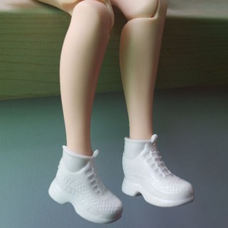 รองเท้าตุ๊กตา รองเท้าผ้าใบขาว บาร์บี้ บลายธ์ข้อต่อใส่ได้ ✨พร้อมส่ง✨