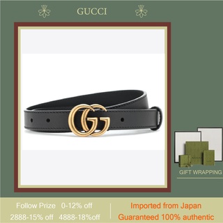 ส่งไว✈️24ชม ลดกระหน่ำ ถูกที่สุด!! New Gucci GG Leather Belt 2cm 3cm 75 / 80 / 85 / 90 / 95 / 100 ของแท้ 100%