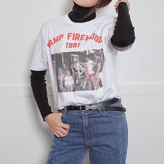 (มีโค้ดลด)CAMP FIREWOOD 1981 T-Shirt