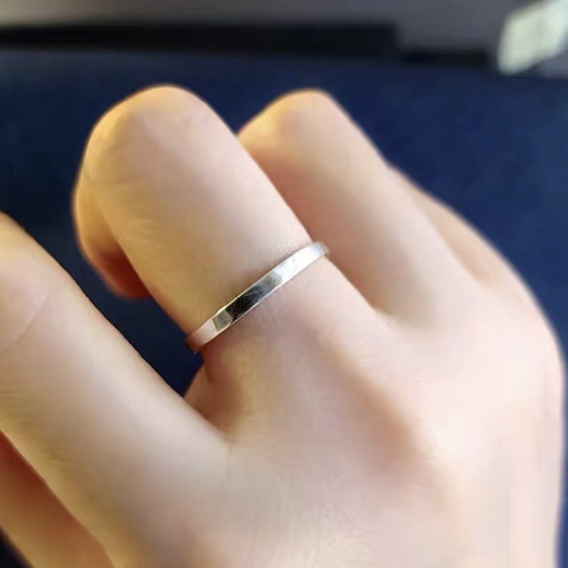 ภาพหน้าปกสินค้าแหวนเรียบ 0.2mm. แหวนสแตนเลส แหวนไทเทเนี่ยม แหวนเกลี้ยง จากร้าน yimyim.shop บน Shopee