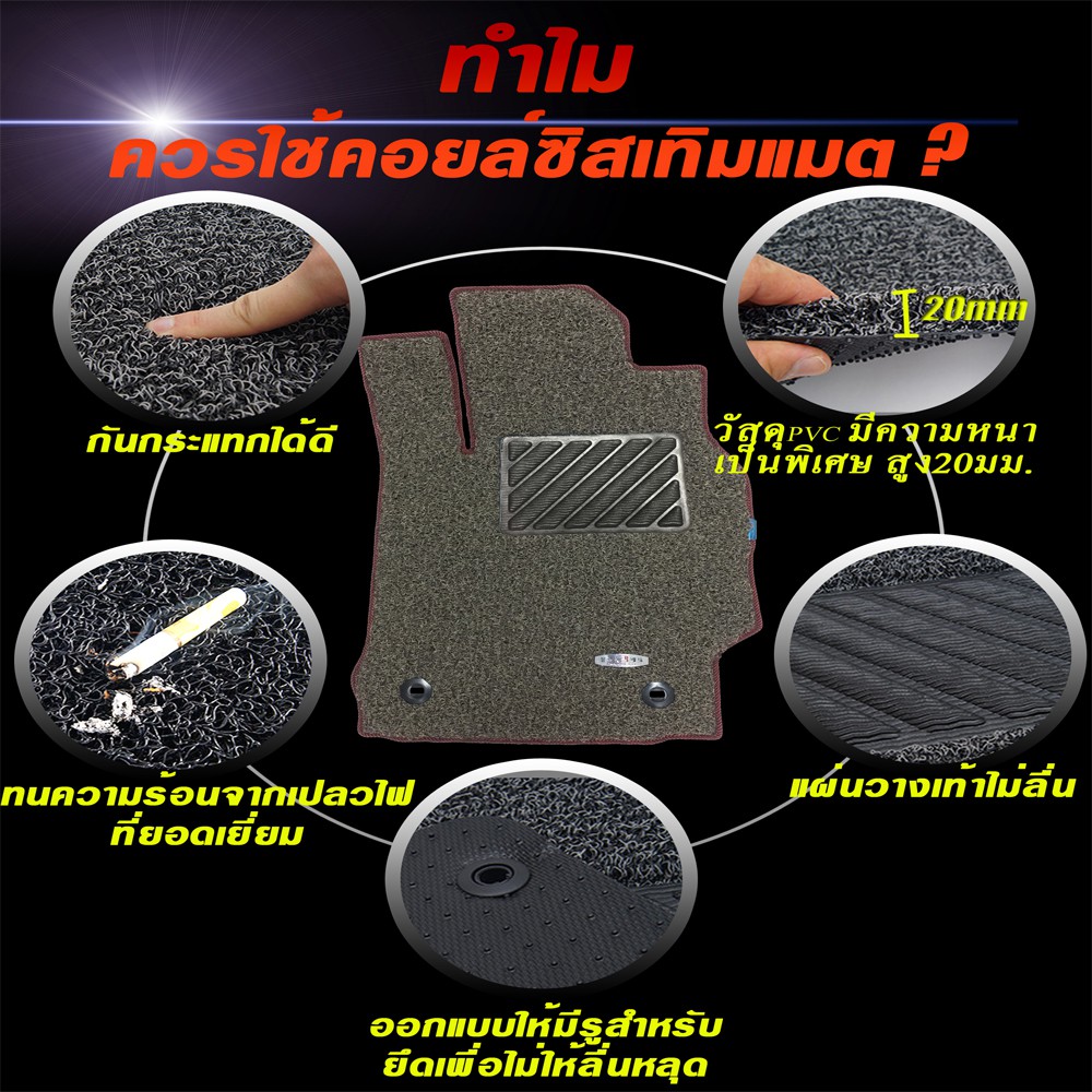 volvo-s80-1999-2006-พรมไวนิลดักฝุ่น-หนา20มม-เย็บขอบ-blackhole-curl-system-mat-edge