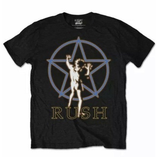 เสื้อยืด พิมพ์ลาย Rush Star Glow bravado Rock off ขนาดใหญ่ สําหรับผู้ชาย 899668 S-5XL