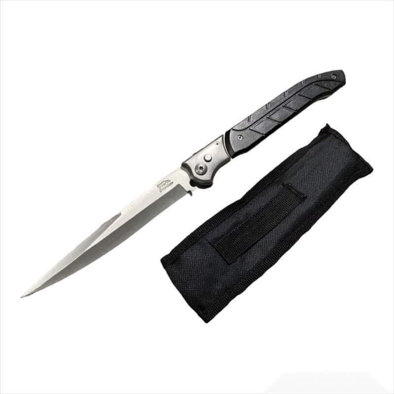 มีดคารัมบิต ใบลวดลายสวยงามRAZOR TACTICAL SURVIVAL KNIFE SERIES {BLACK
