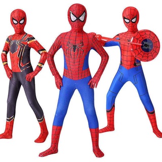 สินค้า ชุดสไปเดอร์แมน ชุดสไปเดอร์แมนเด็ก สไปเดอร์แมนรัดรูปเด็ก Spiderman ชุดซุปเปอร์ฮีโร่ ชุดแฟนซี ชุดคอสเพลย์ซุปเปอร์ฮีโร ชุดค