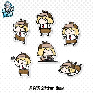 สติกเกอร์ ลาย Amelia Watson Chibi สําหรับติดตกแต่งแล็ปท็อป HP