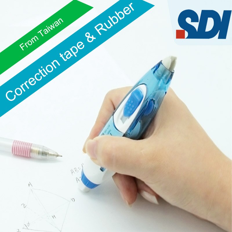 sdi-i-pulo-corrector-2-in-1-correction-tape-eraser-ปากกาเทปลบคำผิดพร้อมยางลบในตัว-ความกว้างมี-3-ขนาด-4-2-5-6-mm