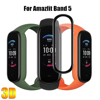 ฟิล์มกันรอยหน้าจอ 3 D สําหรับ Huami Amazfit Band 5 Smart Wristband