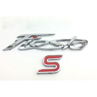 ภาพหน้าปกสินค้าราคาต่อ 1 ชิ้น โลโก้ ฟอร์ด เฟียสต้า เอส Ford sports s logo Fiesta logo rear trunk logo ที่เกี่ยวข้อง
