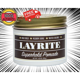 ภาพหน้าปกสินค้าLayrite Super Hold 4.25 oz. (ของแท้ 100% + มีเลขจดแจ้ง) ที่เกี่ยวข้อง