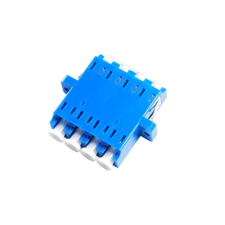 10pcs LC/UPC APC  OM3  Singlemode Quad Fiber Optical Adapter Flange Fiber Optic Coupler Connector