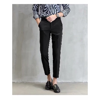 ภาพขนาดย่อของภาพหน้าปกสินค้ากางเกงสแล็ค PM0016 ผู้ชายขายาว5ส่วน ลำลองใส่สบาย Black,Gray,Brown size28-34 จากร้าน manman_fashion บน Shopee ภาพที่ 4