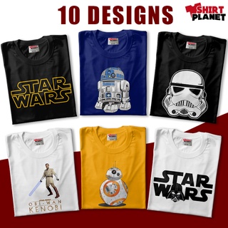 เสื้อยืดStar Movie Wars Graphic Design Tees Collection Unisex T-Shirt for Men and Women