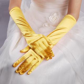 ภาพหน้าปกสินค้าถุงมือผ้าซาติน กันแดด สำหรับเจ้าสาว งานเลี้ยงตอนเย็น งานแต่ง ที่เกี่ยวข้อง