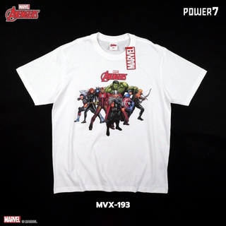 เสื้อยืดผ้าฝ้ายพิมพ์ลายขายดี เสื้อยืดการ์ตูน ลิขสิทธ์แท้ MARVEL COMICS  T-SHIRTS (MVX-193)