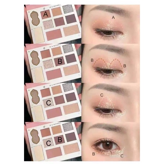 eyeshadow-palette-อายแชโดว์-พาเลทแต่งตา-danmolu