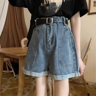 DaDulove💕 2022 Summer New Retro Loose High Waist Wide Leg Denim Shorts Curly Pants Fashion Womens Clothing