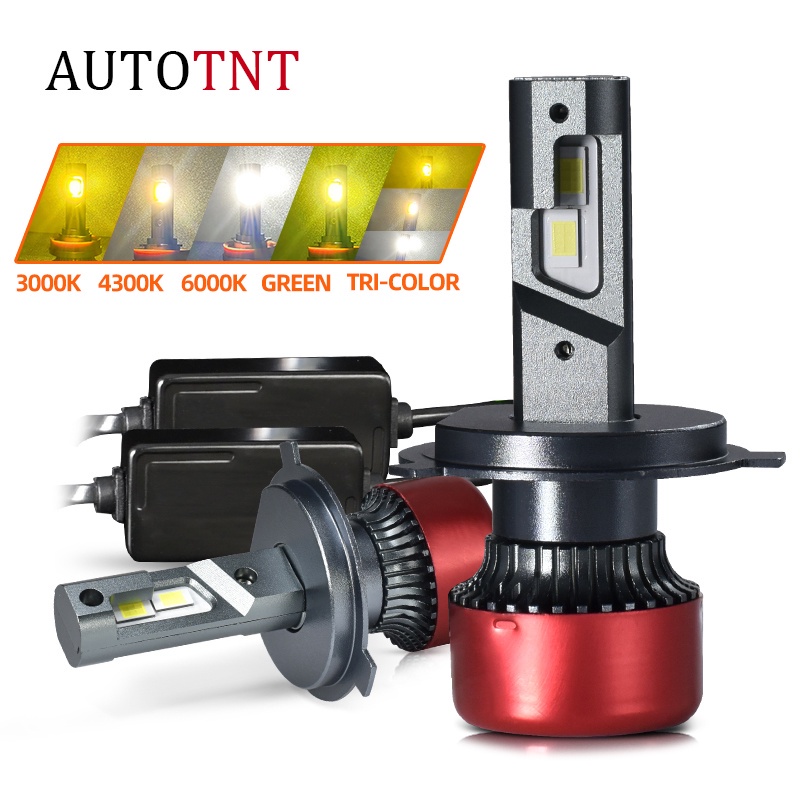 หลอดไฟตัดหมอก-led-t30-canbus-h4-h7-h11-h8-h1-4300k-3000k-16000lm-สีขาว-เหลือง-สําหรับรถยนต์-12v-h3-h16