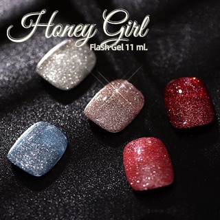 Honey​ Girl​ Flash​ Gel​ สีแฟรช​ 11​ ml.