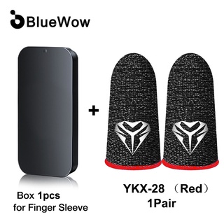 Bluewow YKX-28 ปลอกสวมนิ้วมือ ระบายอากาศ กันเหงื่อ สําหรับเล่นเกม อีสปอร์ต