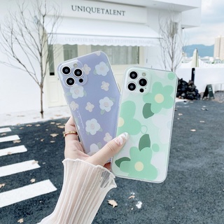 Cute Retro Little Flowers TPU Phone Case For Vivo V9 V20 SE V21 V21E S1 Pro V11i V15 V17 V19 V20 Pro V5 Lite Plus Y66 Y67 Fashion Transparent Cover