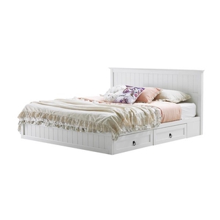 โปรโมชั่น : กทม. 3-5 วัน ส่ง SB Design Square เตียงนอน 6 ฟุต รุ่น Melona สีขาว 201x213x103 ซม. แบรนด์ KONCEPT FURNITURE