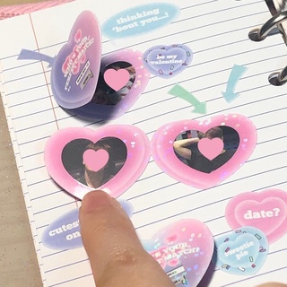 ภาพหน้าปกสินค้าสติกเกอร์กรอบรูป รูปหัวใจ กลิตเตอร์ Diy สําหรับติดตกแต่ง ที่เกี่ยวข้อง