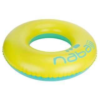 (แจกส่วนลด 100 บาท ใช้โค๊ด NEWYYLV) ห่วงยางว่ายน้ำแบบเป่าลม 92 ซม. ขนาดใหญ่ (สีเหลือง/ฟ้า)