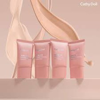 Cathy Doll Skin Fit Nude Matte Foundation ขนาดใหม่ 15 ml ครีมรองพื้นนู้ดแมทท์ ปกปิด หน้าไม่หยา