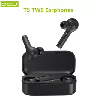 สินค้า หูฟังบลูทูธไร้สาย QCY T5 Wireless Bluetooth Earphones BT5.0 Touch Control